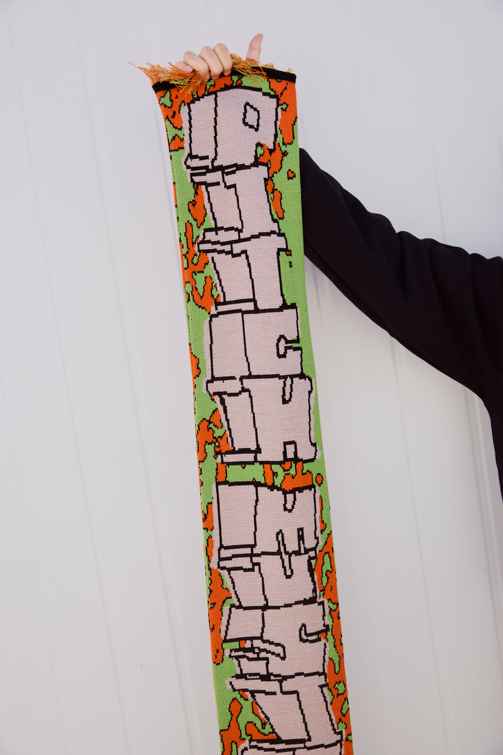 PMA25 | Scarf - Orange/Green