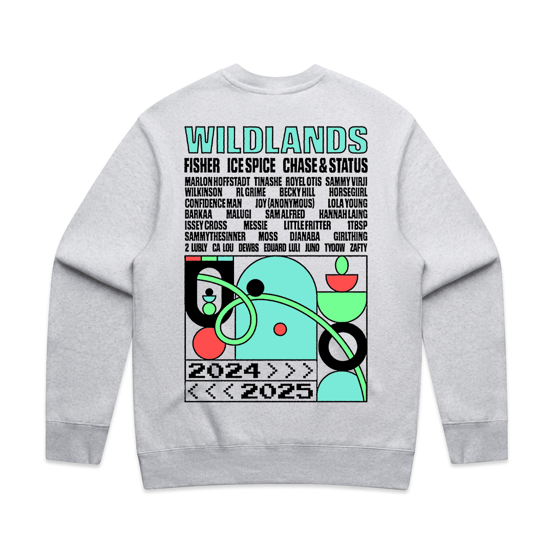 Wildlands 24/25 Lineup Crewneck - Grey