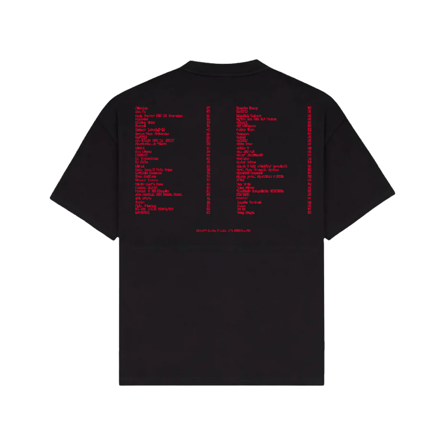 PMA26 | Line Up Shirt - Black