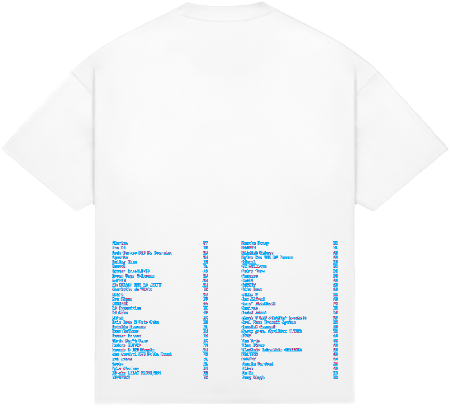 PMA26 | Line Up Shirt - White
