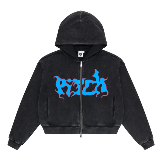 PMA 26 | Embroidered Zip-Hoodie - Black